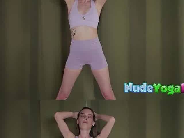 Slim Older Kae Alexis Fingering Twat During the time that Stripped Yoga