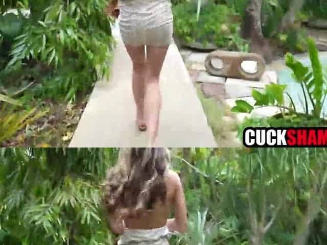 Cuckold spouse brings wife a giant ebony dick