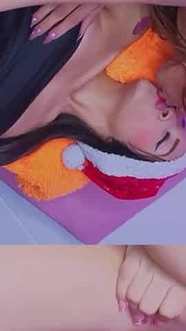Fucked on the Couch with a Transparent Dildo