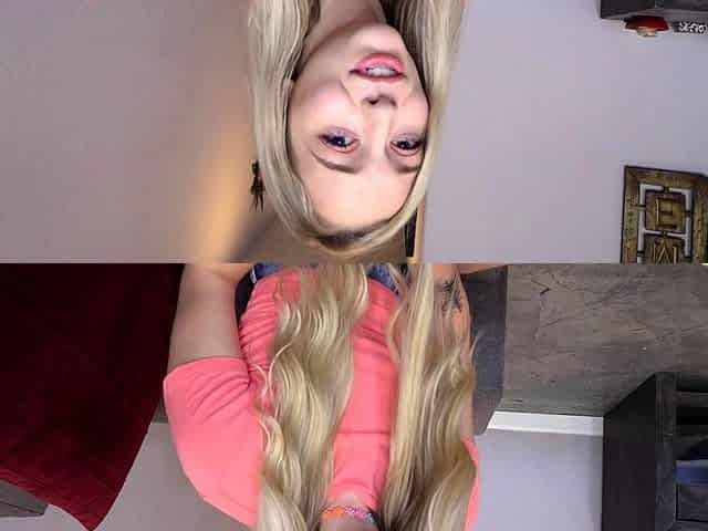 Blonde teen Kiara Knight hot POV blowjob and fucking on cam