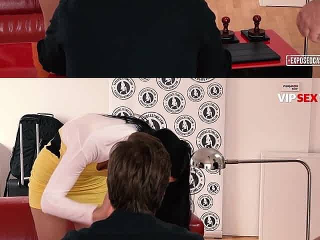 Tiny Breasts Lavana Lou Cum Overspread At Casting In Sexy Three-some - VIP SEX VAULT
