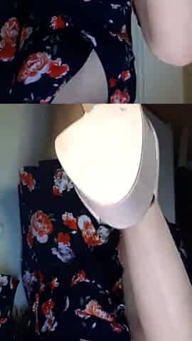 Maitresse Madelines solo foot fetish POV