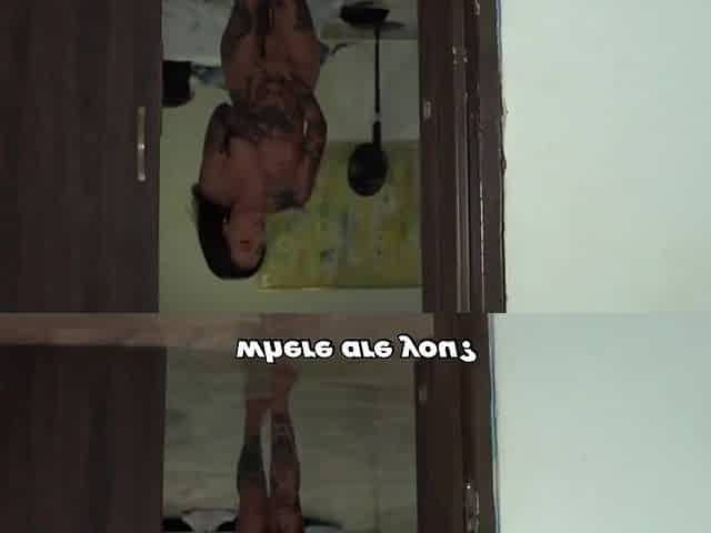 Take the towel away from stepsis while she's showering and fucking her asshole