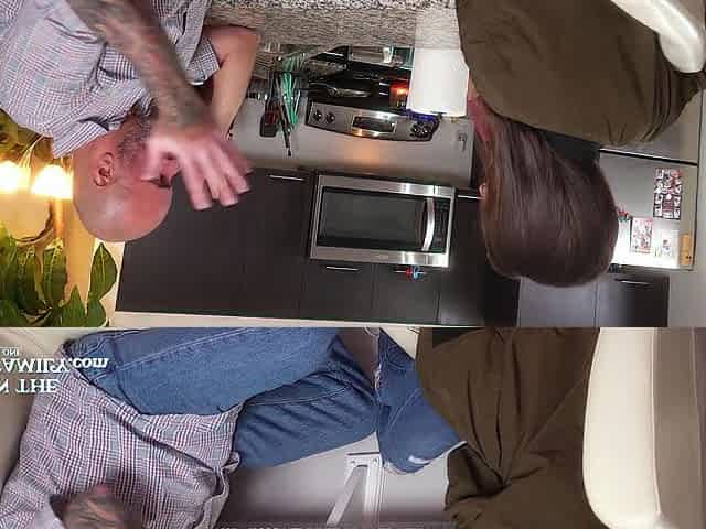 Small Sexfreak StepDaughter Freya Von Doom Gets Vagina Stretched By StepDad Scott Tutor three/4