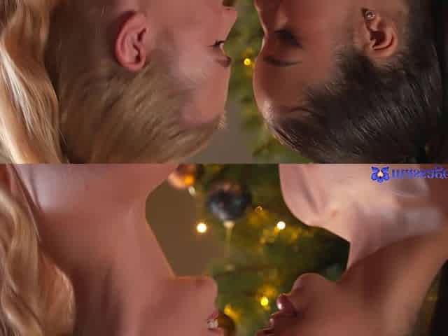 Izzy Delphine's Holiday Gift in Sensual Lesbian Touch