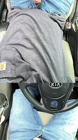 Hard and alone in the car