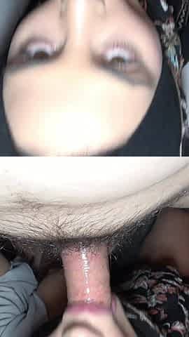 Muslim Hijabi Babe's Secret Sex with Stepbrother