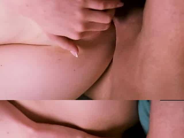 Brunette teen creampied after hardcore sex