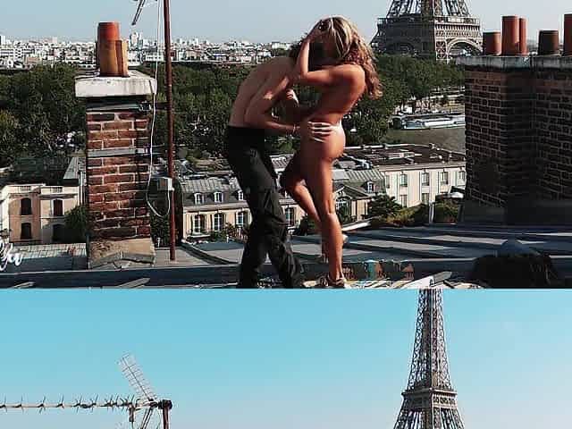 LeoLulu in Paris - Wild public sex with the most excellent view possible! Amateur Pair LeoLulu