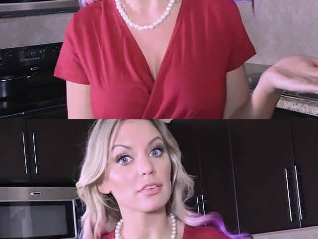 Stepmom keep stepsons mouth shut with her pussy