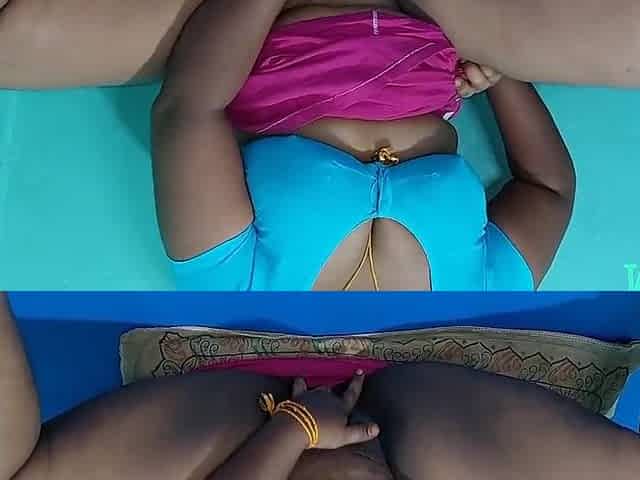 Tamil Mahi Aunty Self Masturbating With Cucumber