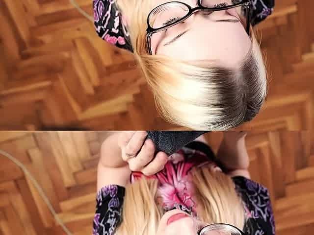 Amateur teen blowjob and cumshot