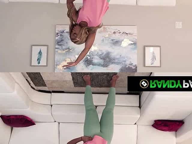 Curvy Black Angel Kaiya Rose Shows Her Naked Stretches And Yoga