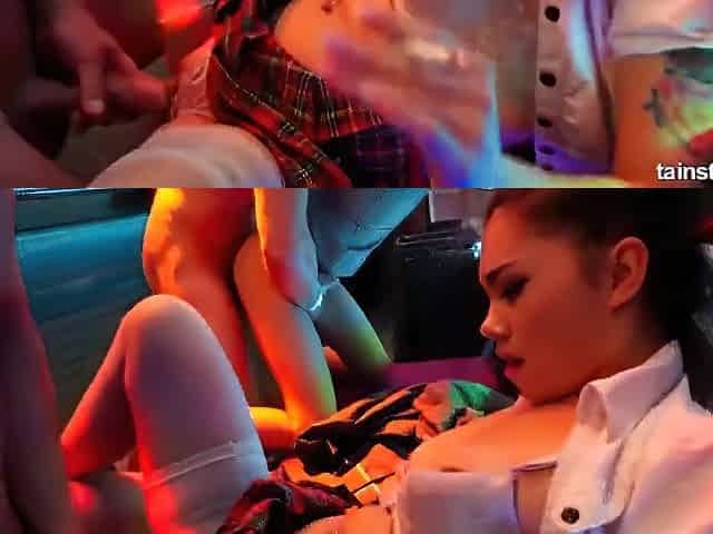 Fantastic sweethearts banging in public