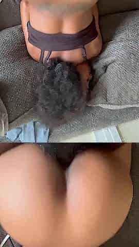 Cheating wife throwing that cool booty back