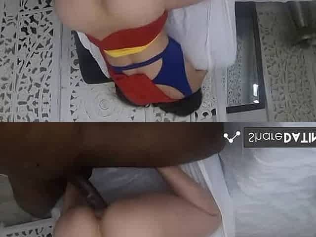 Bubble Butt Drains a Huge BBC