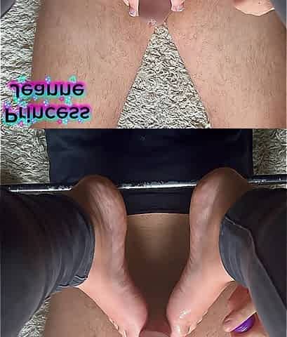 German Amateur Stepsister POV Footjob