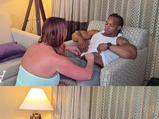 Sexy DA loves Large Ebony Dong Creampies