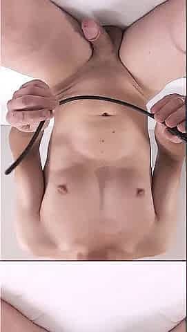 Electro stimulation schlong - electro shock and insertion dick electro plug - short version