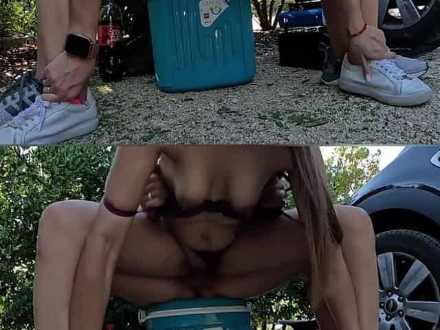 My Girlfriend Loves That I Fuck Her in Public