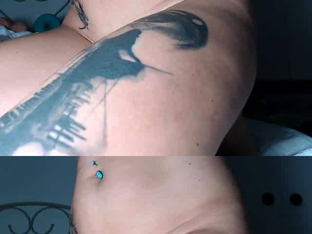 Thick blonde amateur stripping tease webcam