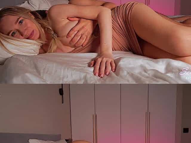 Hot blonde fucks neighbor and gets cum on ass [Deutsch Porn]