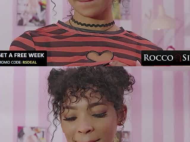 ROCCO SIFFREDI - Sultry Black Female-dominant Barbie Rous Gets Wrecked by Giant Jock