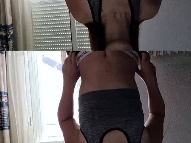 Kinky moist taco brunette anal toy play during masturbating