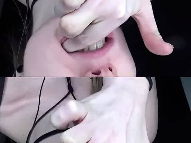 Peas and Pies Mouth Inspection ASMR Video