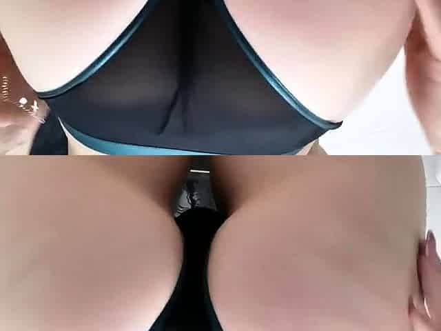 Wet Pink Pussy: Public Masturbation