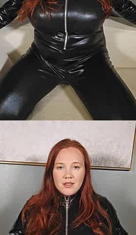 You're Married and I Seduce You Into Cumming on My Black Latex Bodysuit