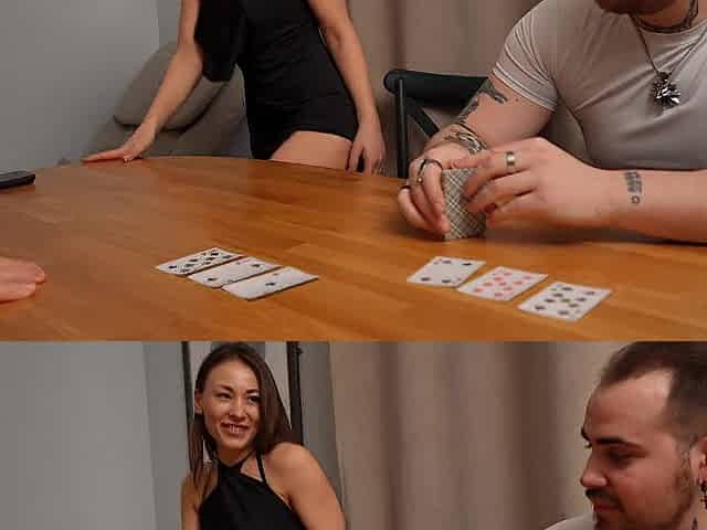 Cuckold Card Game: Spouse Loses Wife and Watches Her Get Banged