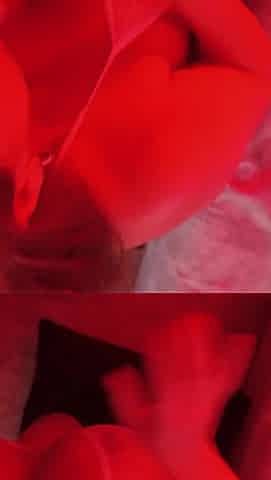 Horny Latina MILF in Red Light Spits on Cock, Sucks Balls, Gives Handjob and Facial Cumshot