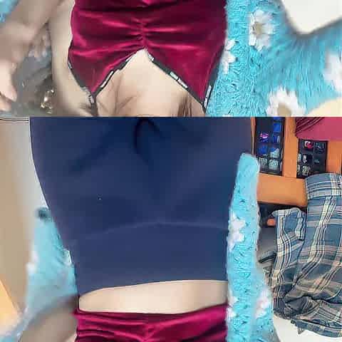 Hana Hot in College Petticoat Outfit Perfext Body Wonderful Butt