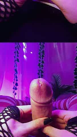 Massive jizz flow making my large cum with a bullet vibe