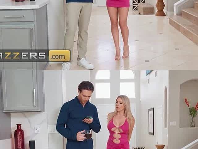 BRAZZERS - Danielle Renae Refuses To Cancel Her Cuckold Dream And Sneaks Scott In For A Quicky