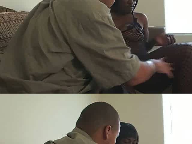 Thick ebony mommy needed some shlong