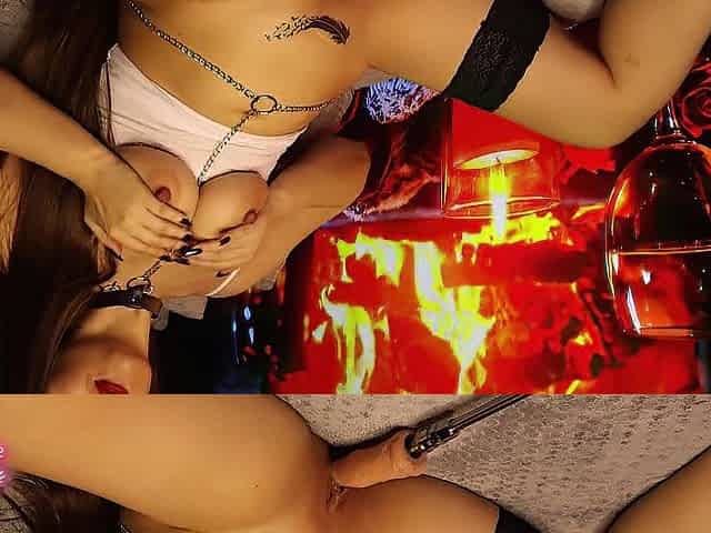 Sexy gal romantic bang