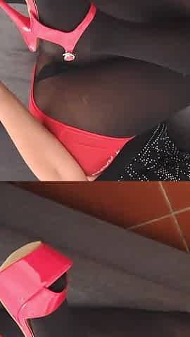 MILF in Pantyhose and Heels with Perfect Legs