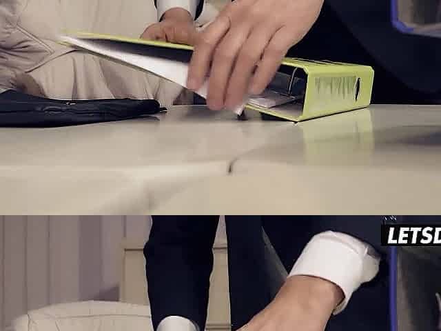 Lascivious Secretary Asks Her Boss for a Raise - LETSDOEIT