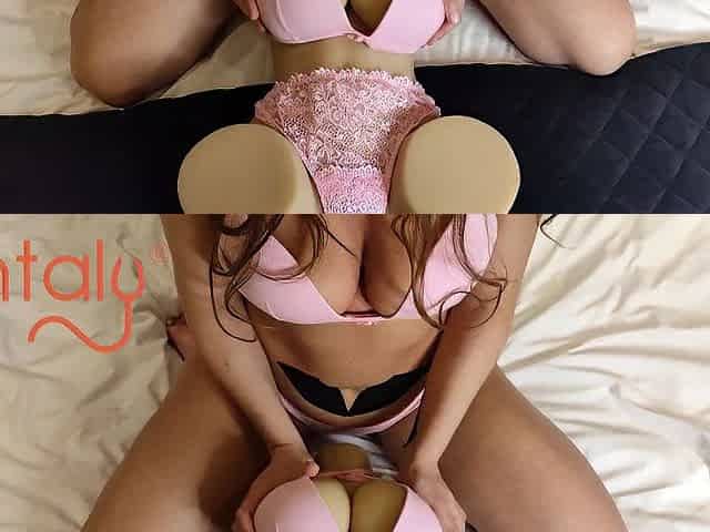 Britney in my Bedroom - Trio with a Sex Doll from Tantaly