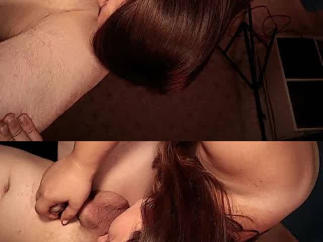 Prostate maintenance and blowjob for a better day.