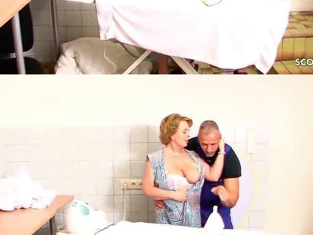 Older German Old Lady Seduce To Pounded By Young Into 90s Retro