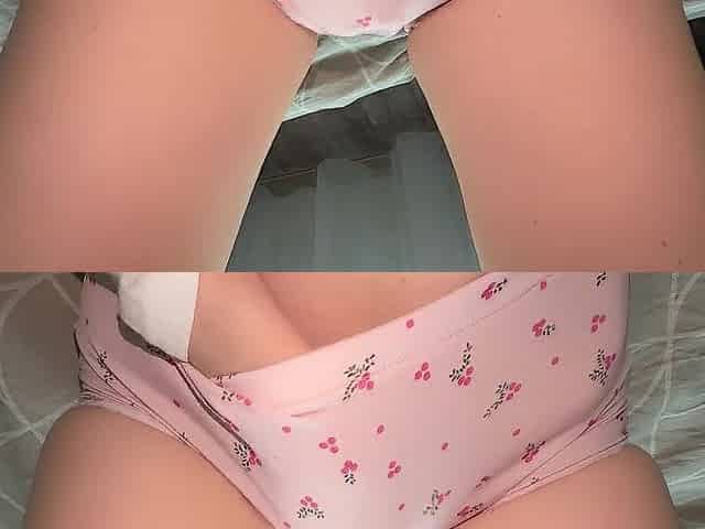 Stepsister Masturbating Pink Creamy Vagina Solo