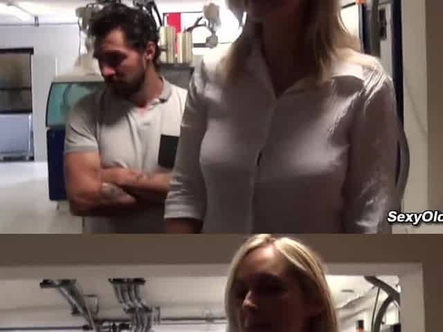 Tall French Milf Sucks And Fucks
