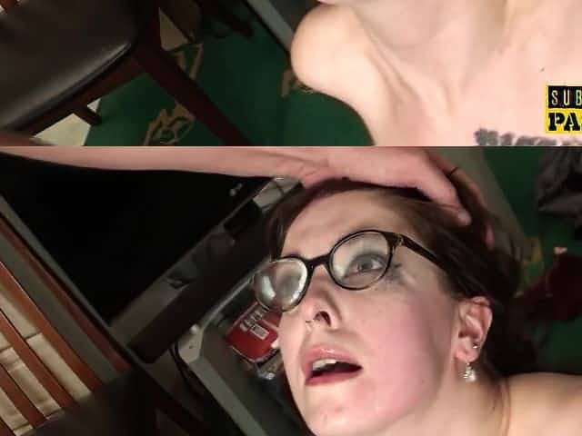 Submissive uk realtor takes cock ass to mouth