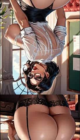 Strict Teacher Takes Her Student After Class [AI GENERATED]