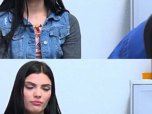 Cute lil' teen gets her bootie screwed by a fat man meat