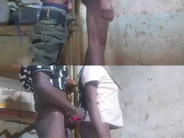Large butt, darksome skin, black, on all fours by a amoral producer