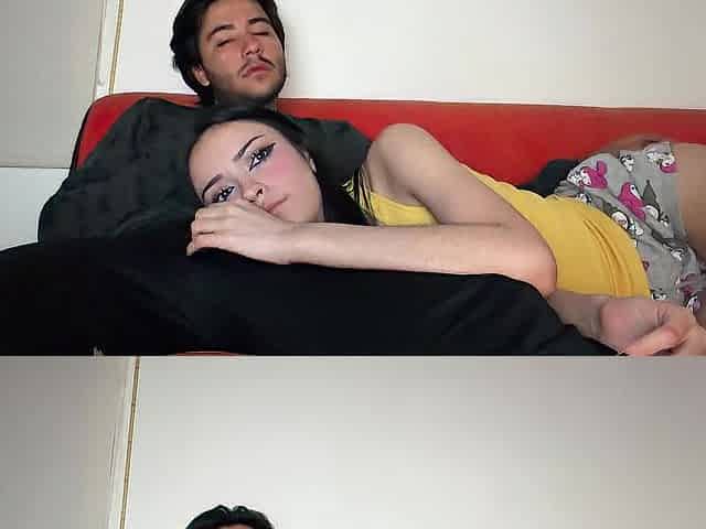 WENCH IN RED STRAP SUCKING PENIS LIKE MAD